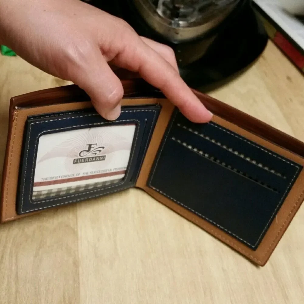 HPNew men's FUERDANNI Leather wallet